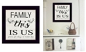 Trendy Decor 4U Family - This is Us by Cindy Jacobs, Ready to hang Framed Print, Black Frame, 14" x 14"